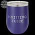 Laser Engraved Knitting Juice Wine Tumbler